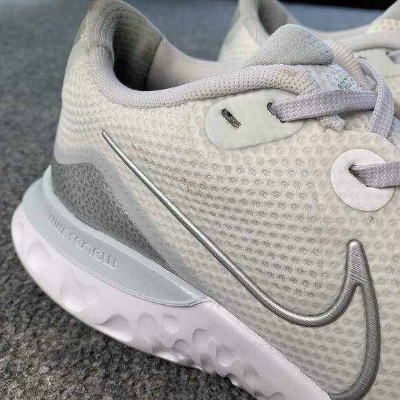 Nike Womens Renew Run CK6360-003 White Running Shoes Sneakers Size 10 US - Picture 9 of 13